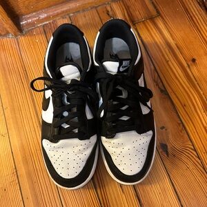 Nike Dunk Low Women’s Black and White Sneakers size 10